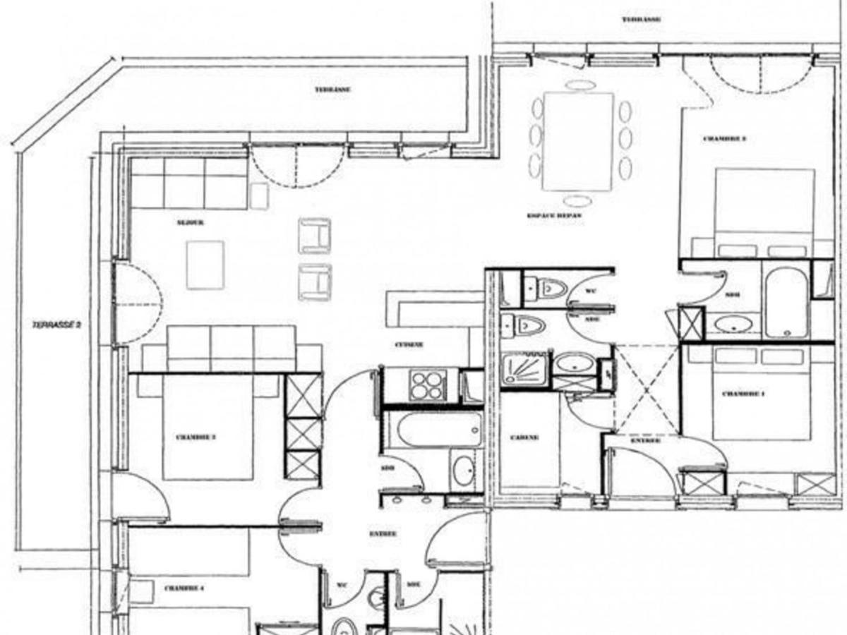 Grand Appartement 5 Chambres Valmorel, Animaux Acceptes, Parking - Fr-1-291-730 Exterior photo